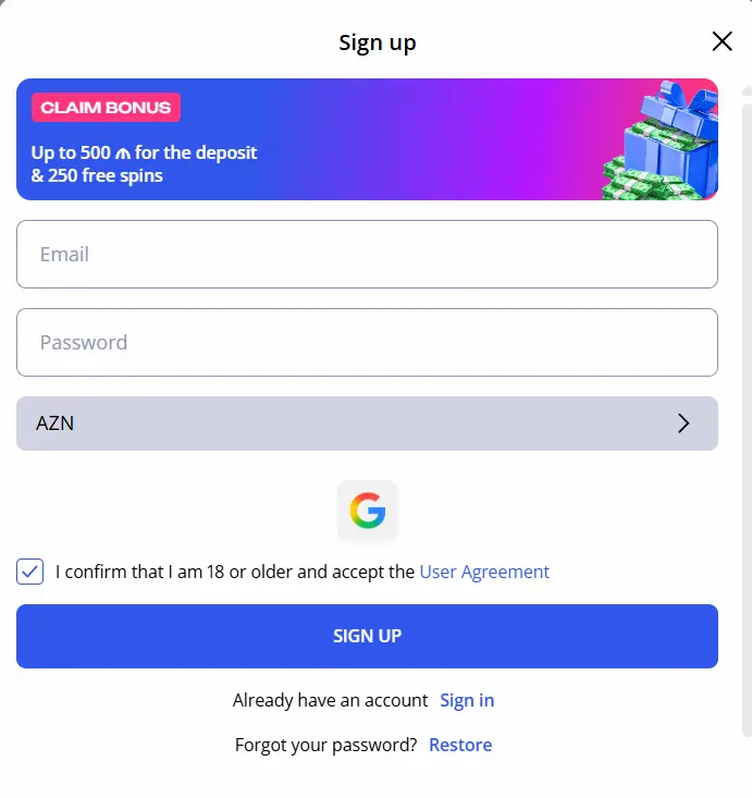 Glory Casino Login